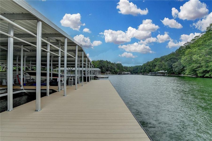 Front exterior of a new home in Long Hollow Landing, Gainesville, GA, highlighting curb appeal (Image 18).