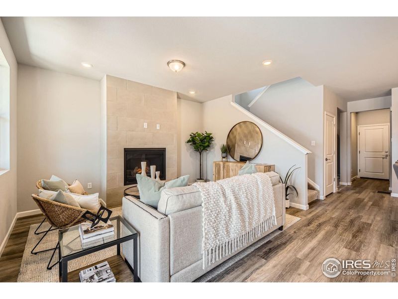 Spacious great room Spacious great room