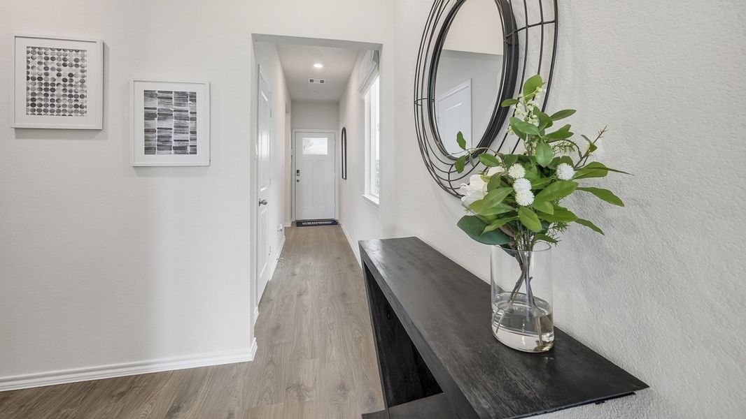 Representative furnished interior of a home built from the Benson by D.R. Horton in Arbor Trails South, Princeton (Image 5).