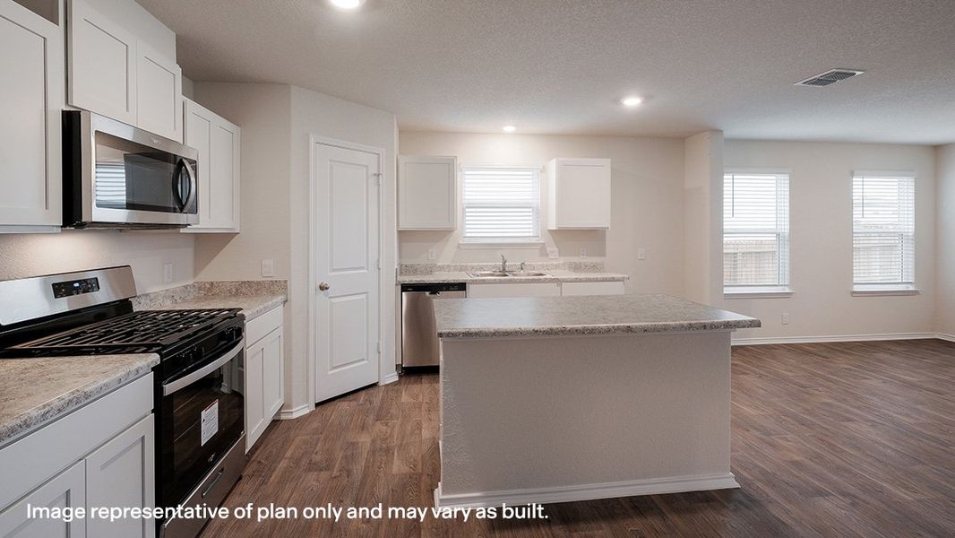 Furnished interior view inside a new home in Riverstone at Westpointe, San Antonio (Image 4).