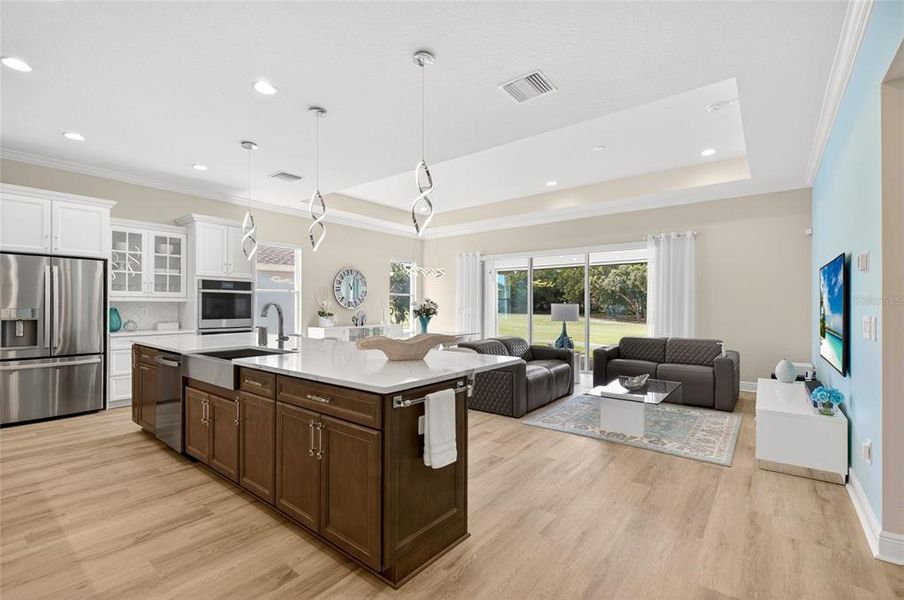 Furnished interior view inside a new home in , Kissimmee (Image 12). Furnished interior view inside a new home in , Kissimmee (Image 12).