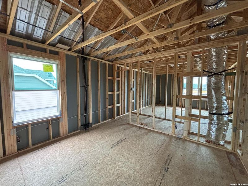 In-progress construction of a new home in , Schertz, TX (Image 29).