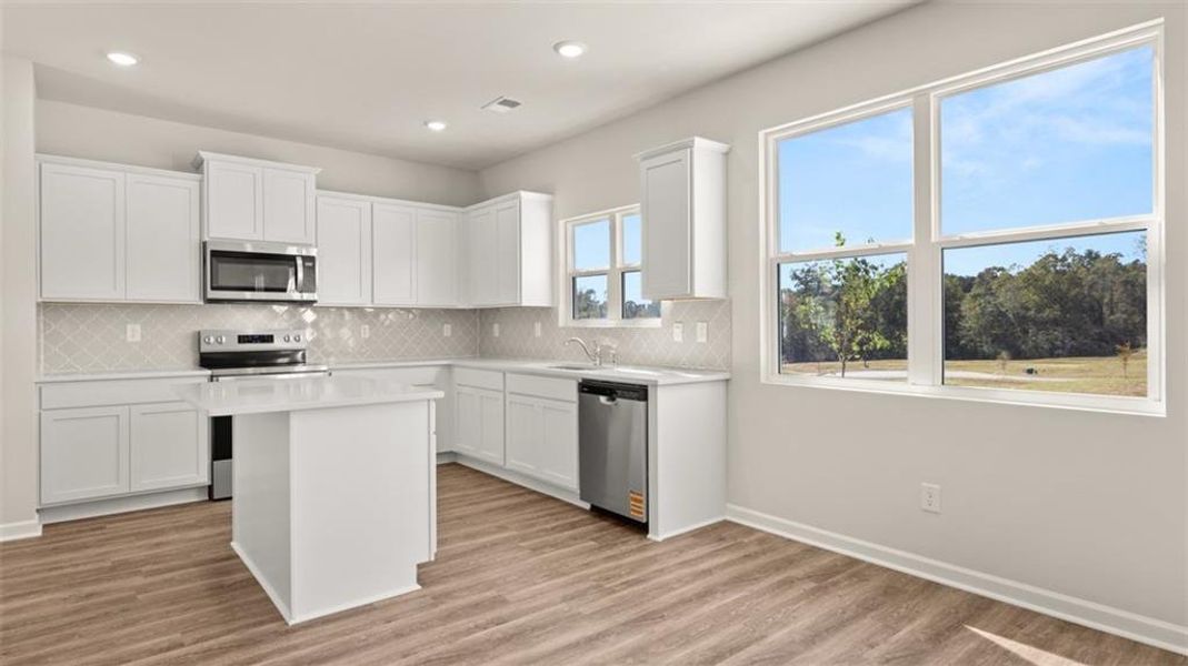 Furnished interior view inside a new home in Cedar Ridge - Locust Grove Station, Locust Grove (Image 6).