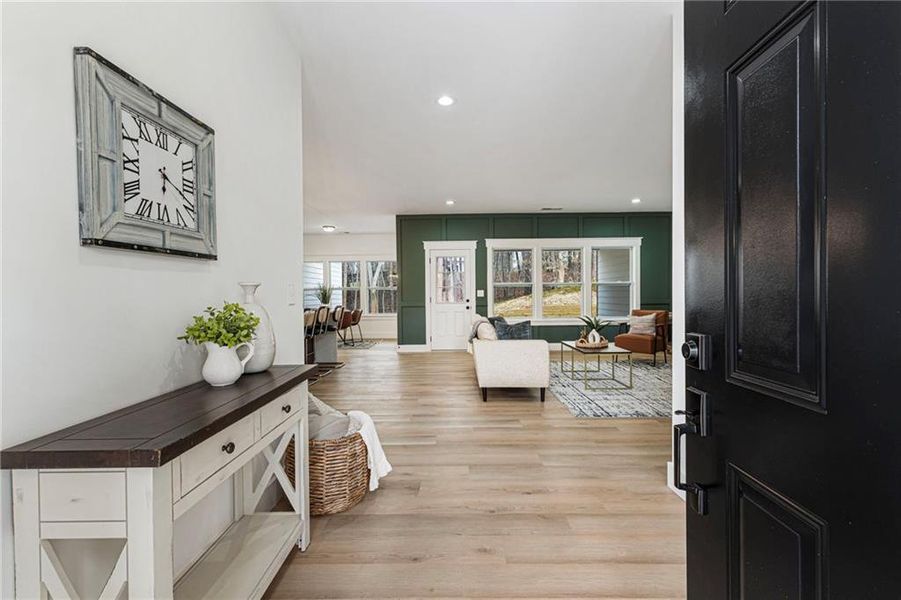 Furnished interior view inside a new home in , Cartersville (Image 13).
