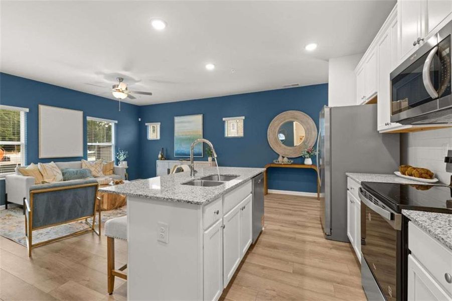 Furnished interior view inside a new home in Union Village, McDonough (Image 9).