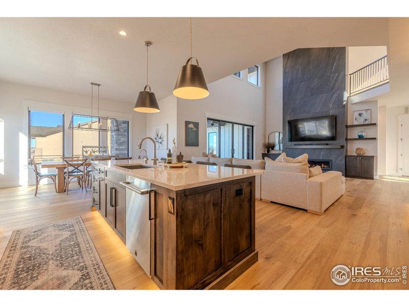 Furnished interior view inside a new home in , Berthoud (Image 22).