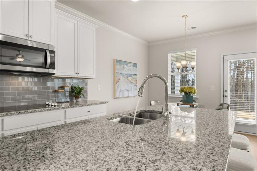 Furnished interior view inside a new home in Alcovy Village, Lawrenceville (Image 74).