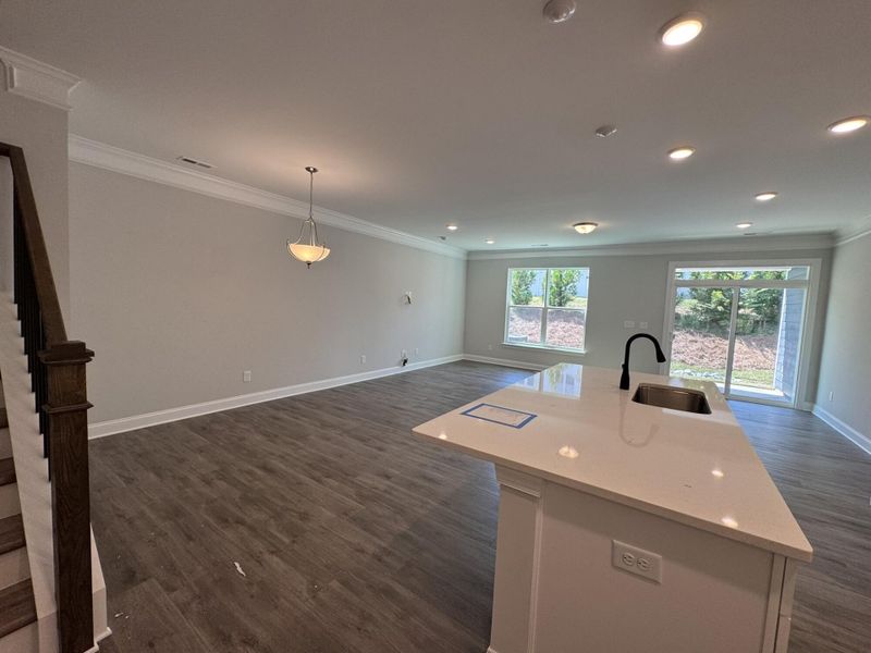 Furnished interior view inside a new home in Harrisburg Village Townhomes, Harrisburg (Image 5). Furnished interior view inside a new home in Harrisburg Village Townhomes, Harrisburg (Image 5).