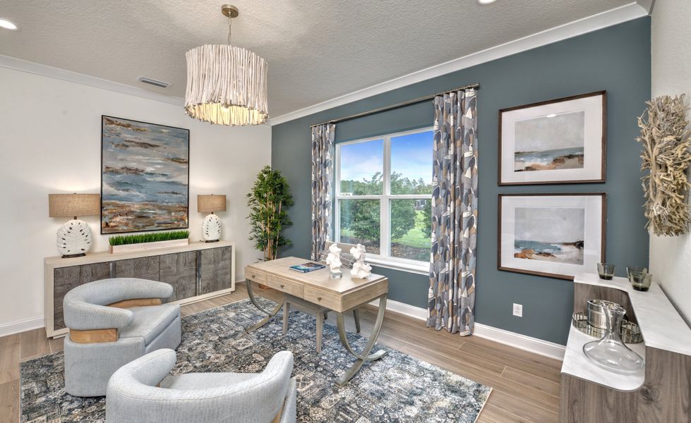 Representative furnished interior of a home built from the Brooke - Regency Series | 70' Wide Lots by ICI Homes in Courtney Grove, St. Augustine (Image 14). Representative furnished interior of a home built from the Brooke - Regency Series | 70' Wide Lots by ICI Homes in Courtney Grove, St. Augustine (Image 14).