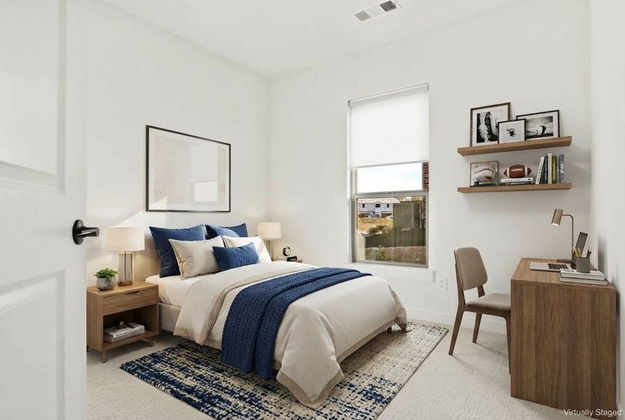 Furnished interior view inside a new home in Cottonwood Creek, Rowlett (Image 29).