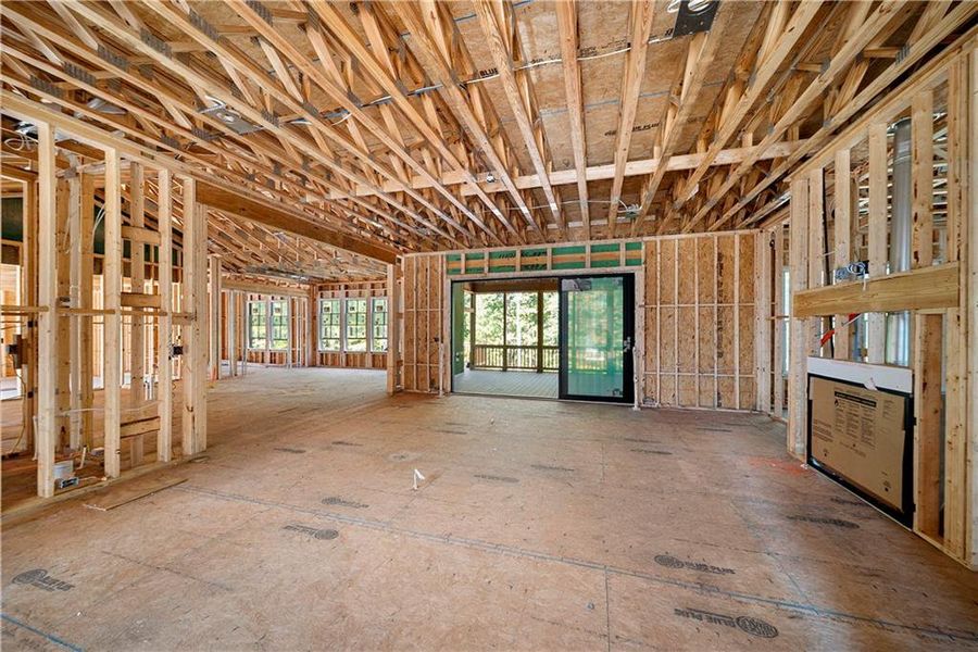 In-progress construction of a new home in Aster, Milton, GA (Image 43).