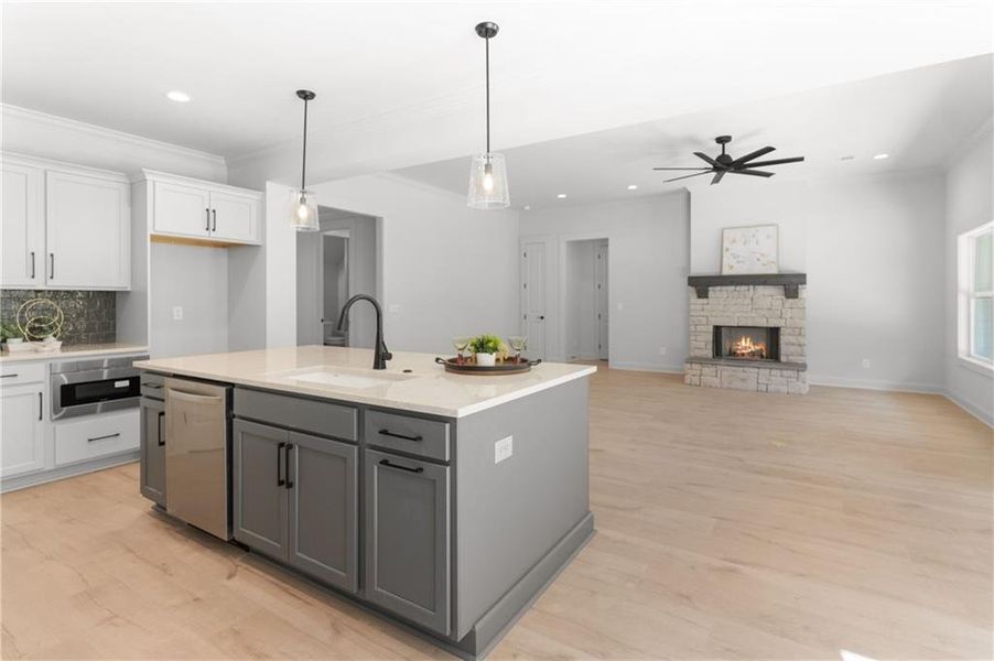 Furnished interior view inside a new home in , Greensboro (Image 7).