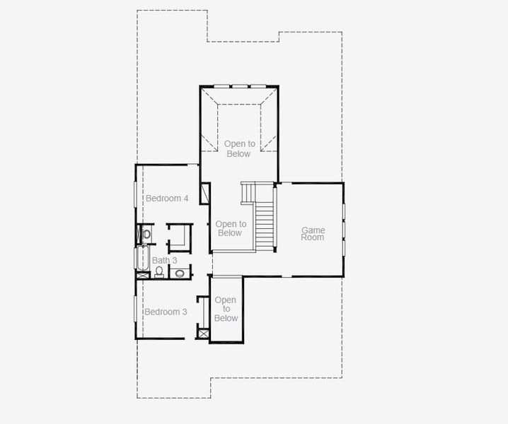2D floor plan layout of this home in Valencia 50', Manvel, TX (Image 3). 2D floor plan layout of this home in Valencia 50', Manvel, TX (Image 3).