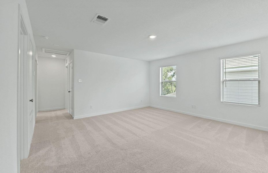 Spacious, unfurnished interior of a new home in Sonterra, Jarrell (Image 18). Spacious, unfurnished interior of a new home in Sonterra, Jarrell (Image 18).