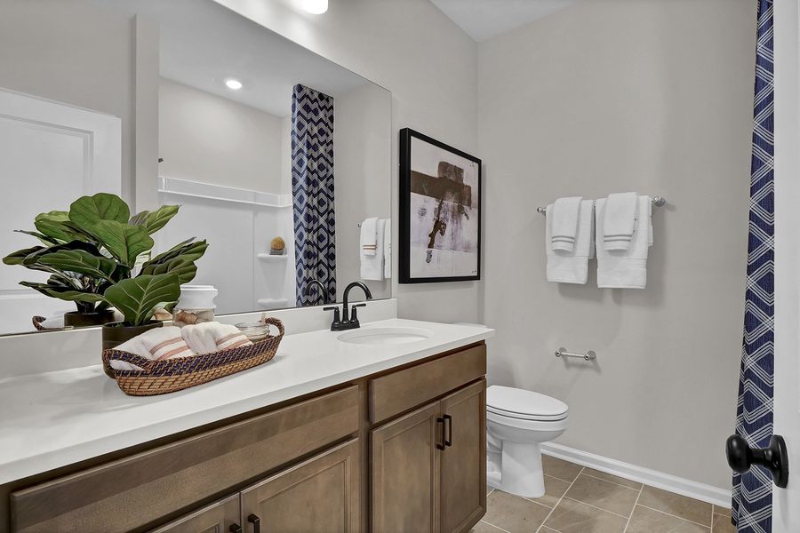 Representative furnished interior of a home built from the Hyacinth - Vanguard Collection by Mungo Homes in Ovation at Sweetbrier, Durham (Image 9).