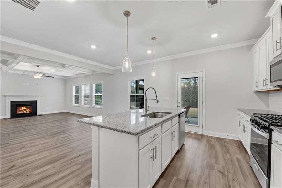 Furnished interior view inside a new home in Westgate Estates, Loganville (Image 7).