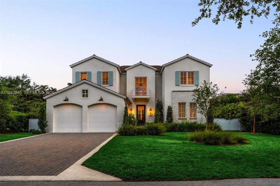 Front exterior of a new home in , South Miami, FL, highlighting curb appeal (Image 2).