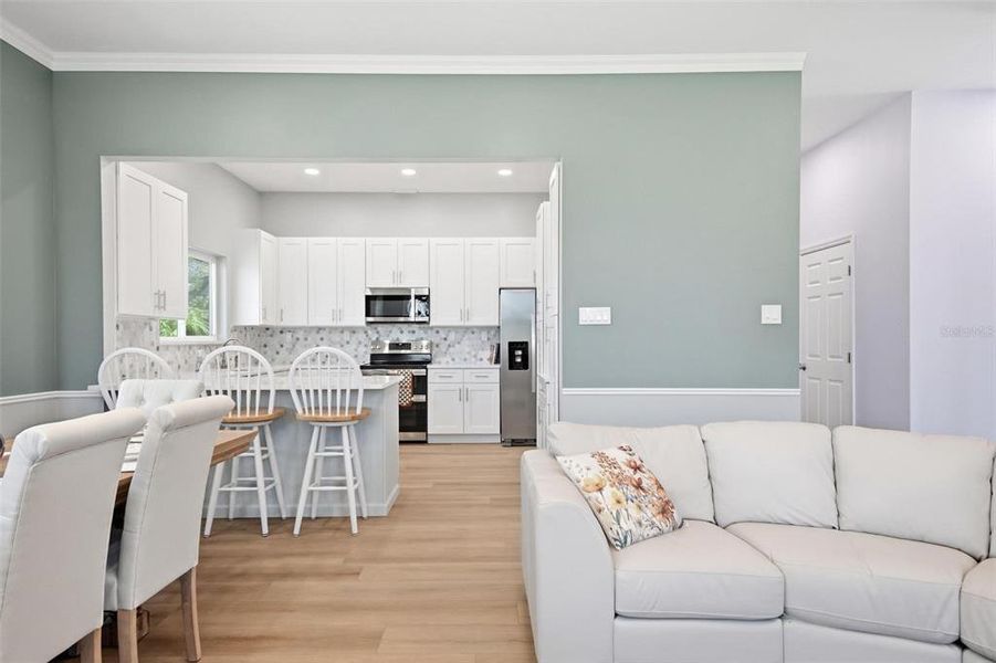 Furnished interior view inside a new home in , Flagler Beach (Image 44).