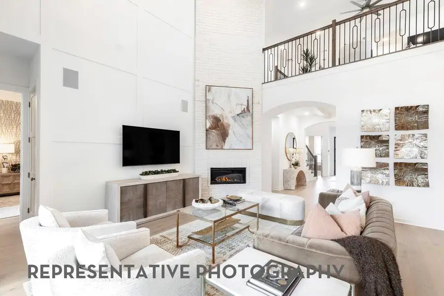 Furnished interior view inside a new home in Elyson, Katy (Image 5).