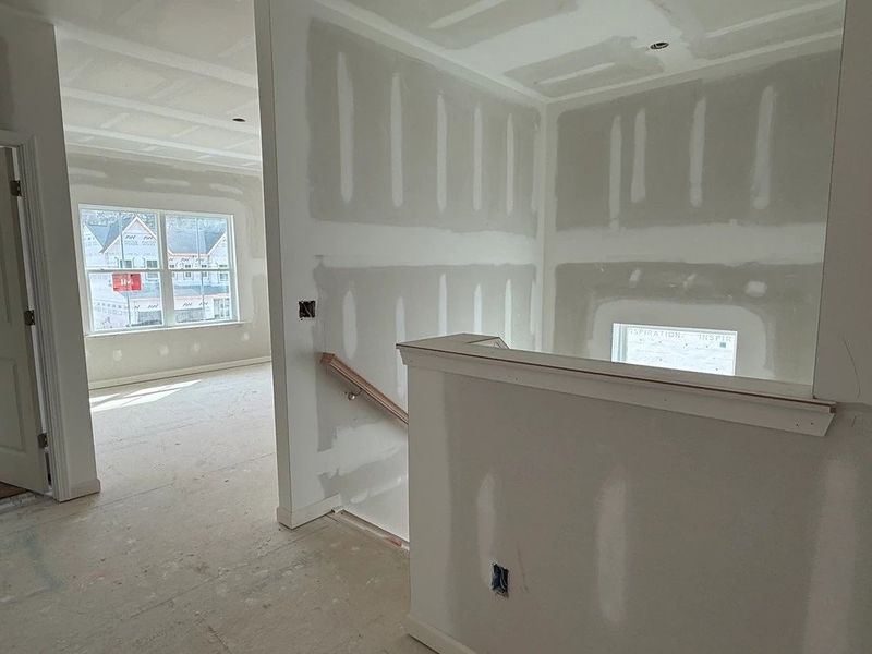 In-progress construction of a new home in The Point, Rolesville, NC (Image 15).