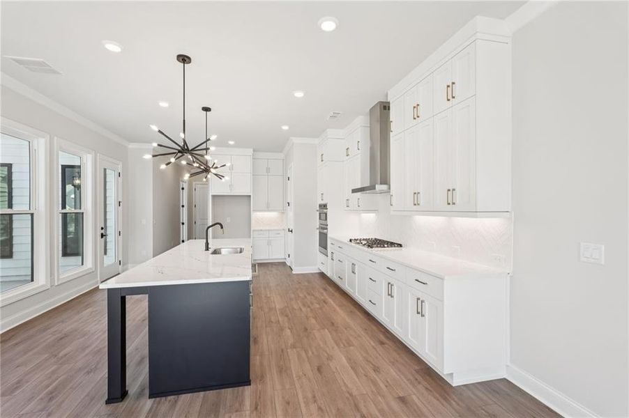 Furnished interior view inside a new home in Promenade at Sawnee Village, Cumming (Image 12).