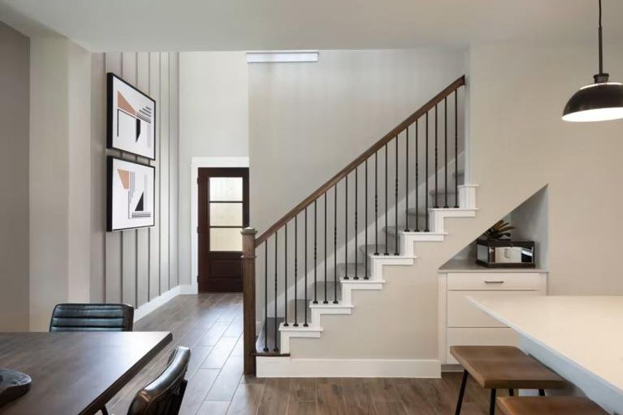 Photo of Pulte model home with same floor plan, not of actual home listed. Photo of Pulte model home with same floor plan, not of actual home listed.