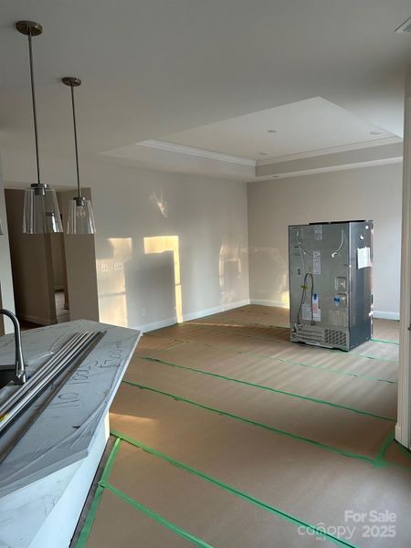 In-progress construction of a new home in The Courtyards at Hodges Farm, Charlotte, NC (Image 7). In-progress construction of a new home in The Courtyards at Hodges Farm, Charlotte, NC (Image 7).