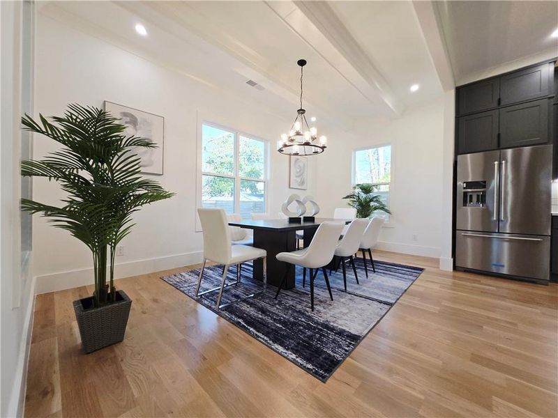 Furnished interior view inside a new home in , Atlanta (Image 35). Furnished interior view inside a new home in , Atlanta (Image 35).