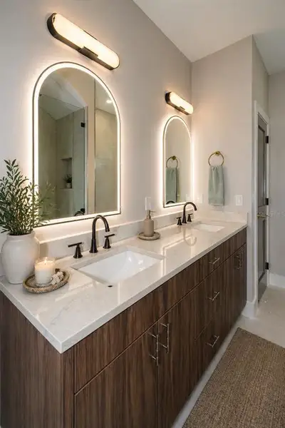 Furnished interior view inside a new home in , Tampa (Image 15).