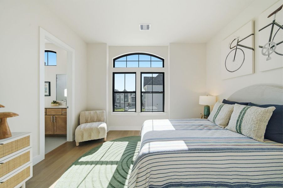 Furnished interior view inside a new home in Spring Valley Creek, Houston (Image 15).