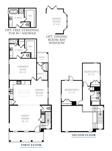 2D floor plan layout of this home in Castlewood, Taylor, TX (Image 5).
