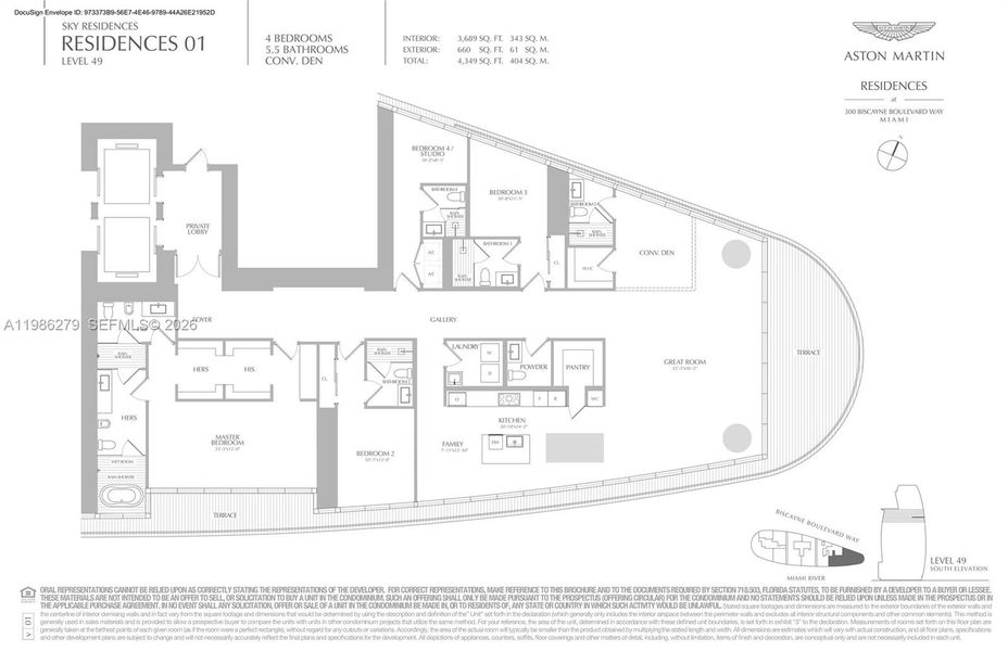 2D floor plan layout of this home in Aston Martin Residences, Miami, FL (Image 4). 2D floor plan layout of this home in Aston Martin Residences, Miami, FL (Image 4).