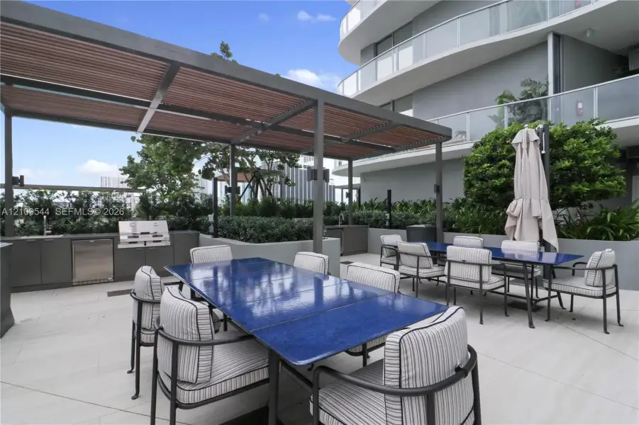 11th Floor amenity area, BBQ