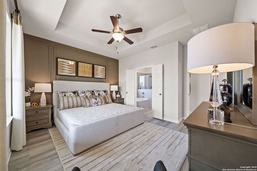 Furnished interior view inside a new home in Applewhite Meadows, San Antonio (Image 10). Furnished interior view inside a new home in Applewhite Meadows, San Antonio (Image 10).