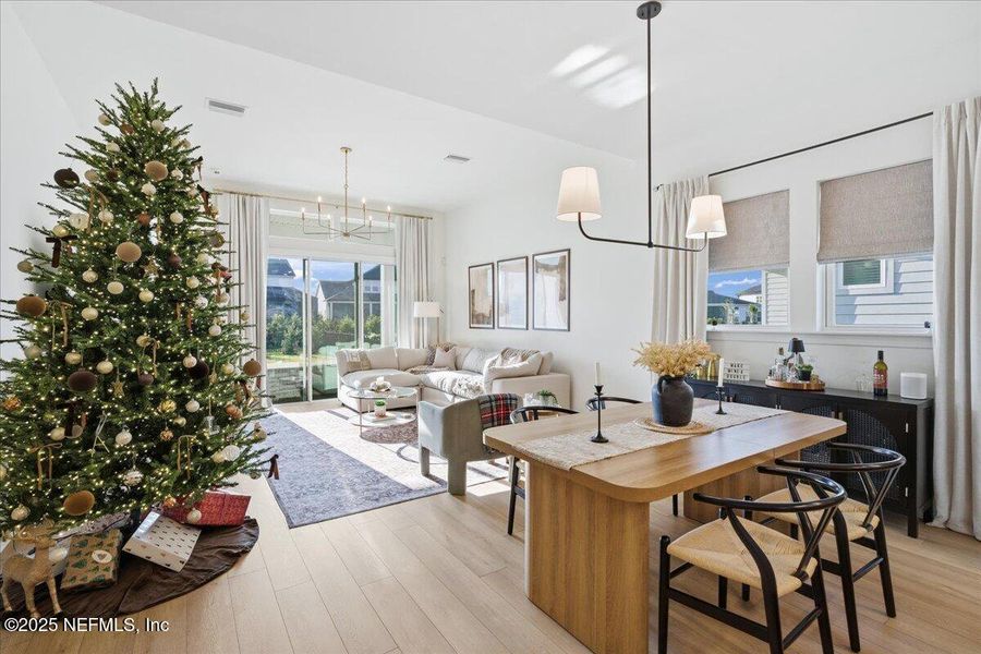 Furnished interior view inside a new home in , Jacksonville (Image 45).