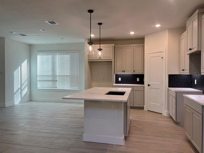 Furnished interior view inside a new home in Wood Leaf Reserve, Tomball (Image 7).