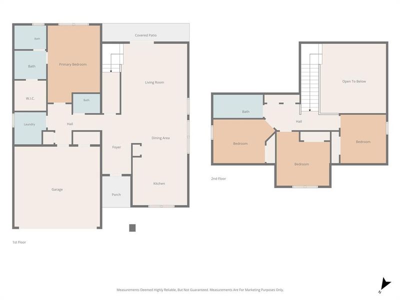 2D floor plan layout of this home in , Tolar, TX (Image 5).