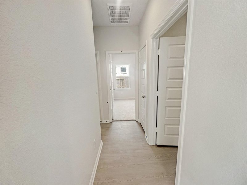 The Piedmont- Hall to Secondary Bedrooms and Bath. The Piedmont- Hall to Secondary Bedrooms and Bath.