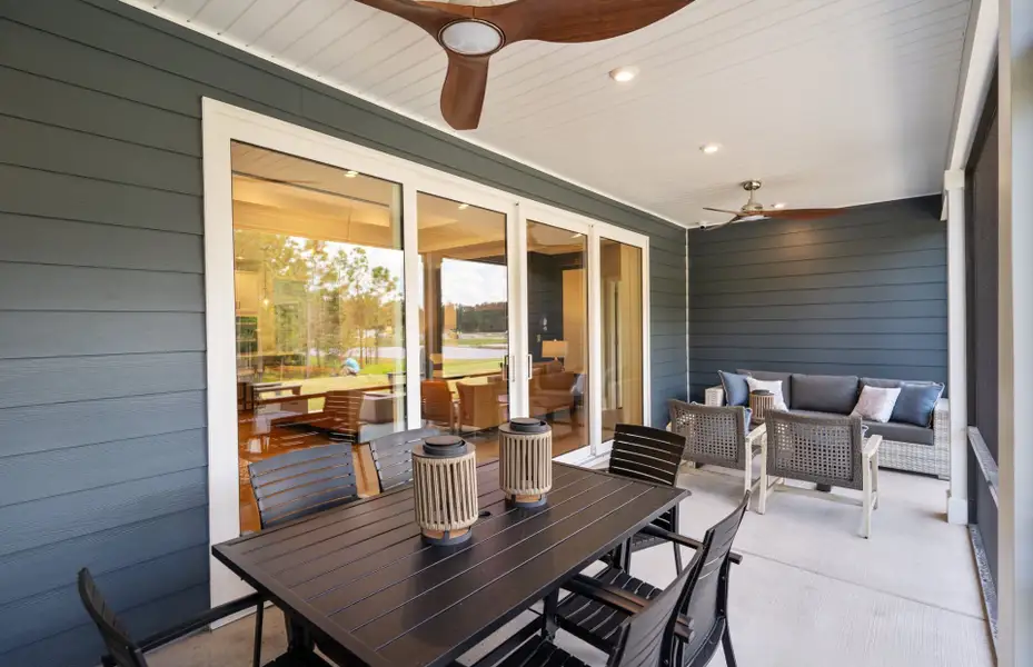 Exterior details and patio area of a home in Solserra, Shallotte (Image 3).