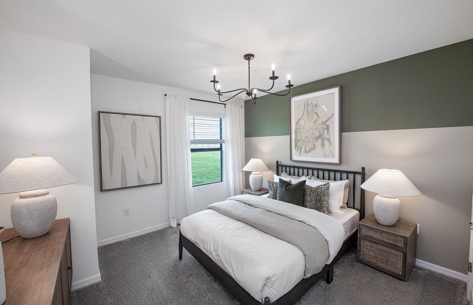 Furnished interior view inside a new home in Whispering Lakes, Lehigh Acres (Image 13).
