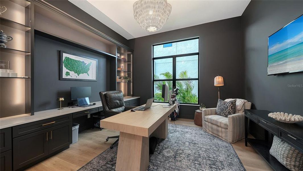 Furnished interior view inside a new home in , Sarasota (Image 47).