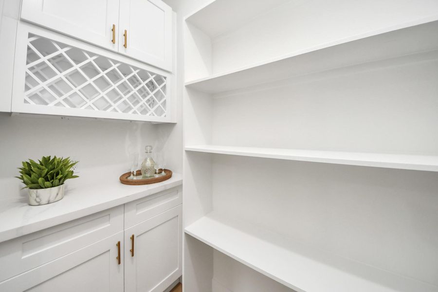 Close-up of interior finishes inside a home in , Spring (Image 20).