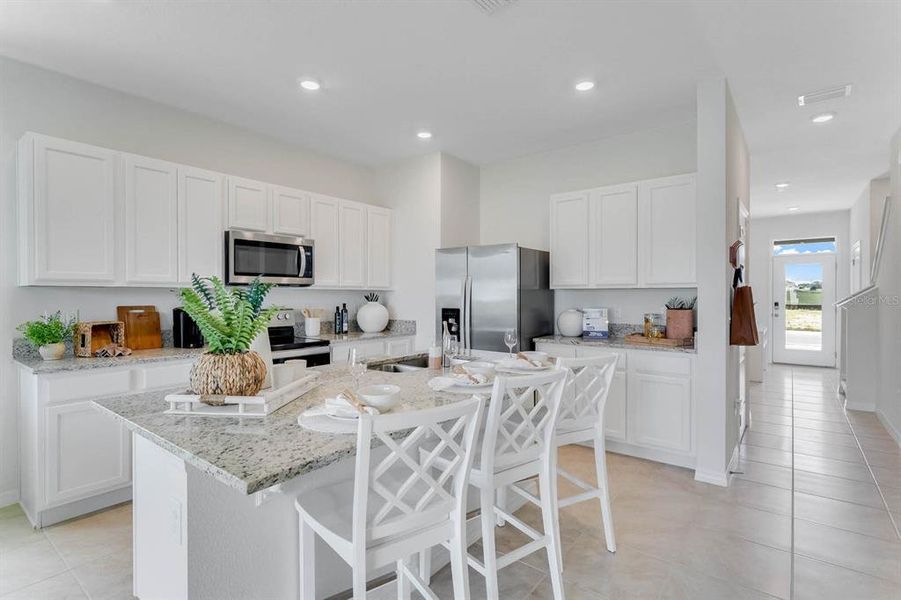Furnished interior view inside a new home in Brentwood, Davenport (Image 6).