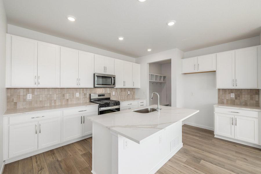 Furnished interior view inside a new home in Arras Park, Thornton (Image 7).