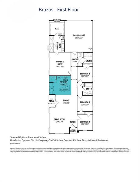 Brazos - Floor Plan Brazos - Floor Plan