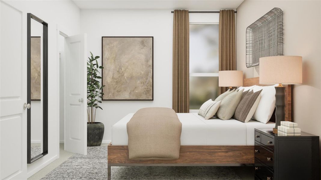 Furnished interior view inside a new home in Binford Creek, Waller (Image 16).
