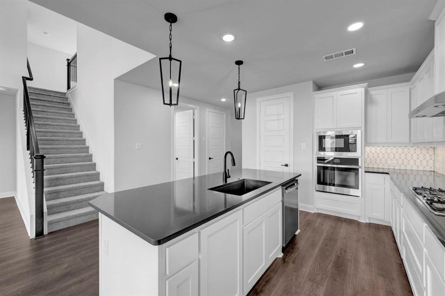 Furnished interior view inside a new home in Treeline, Justin (Image 27).