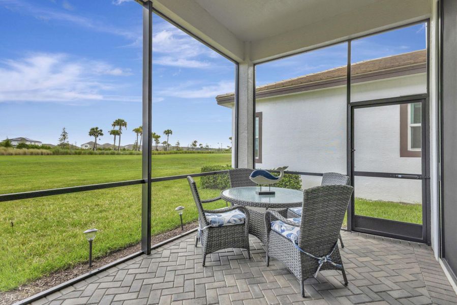 Furnished interior view inside a new home in , Port St. Lucie (Image 32).