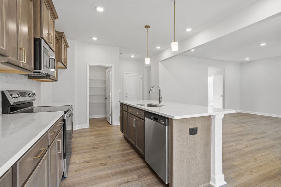 Furnished interior view inside a new home in Renaissance at White Oak, Garner (Image 8).