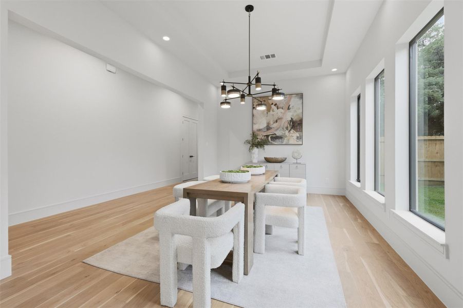 Another view of the dining room